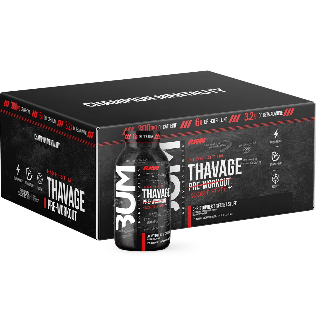 CBUM Thavage RTD Pre-workout